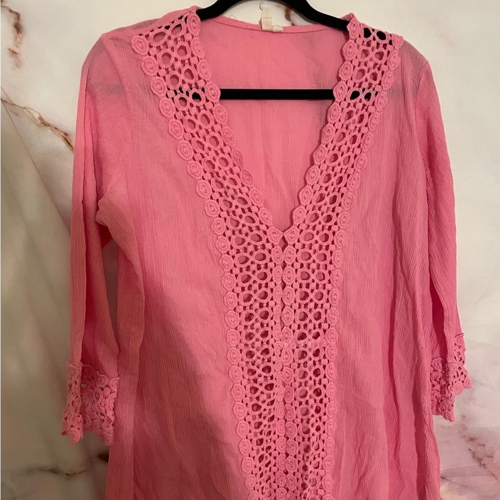 Summer Mango Reef Beach Boutique Blouse